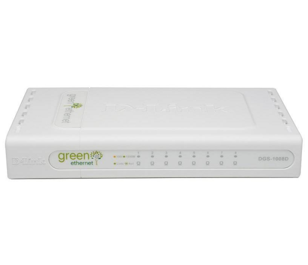 D-Link 8p DGS-1008D (8x10/100/1000Mbit) - 7549 - zdjęcie 2